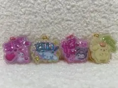 ボンボンドロップ風サンリオキーホルダー４個セット
