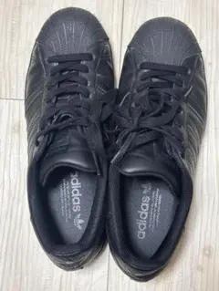 adidas ブラック スニーカー スーパースター26.5cm