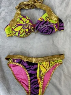 BABYSHOOP カラフル花柄ビキニ 水着 y2k