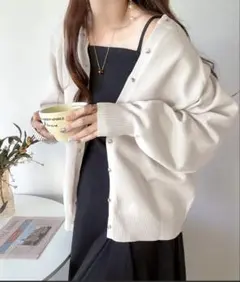 classicalelf 前後2wayで楽しむ万能カーディガン グレーのサムネイル