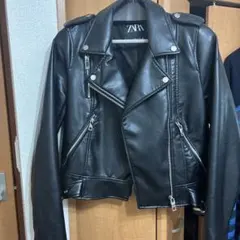 ZARA ブラック ライダースジャケット S 値下げ可