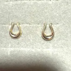 新品 ジュエリーツツミ TSUTSUMI 地金ピアス 馬蹄ピアス k10 ピアス