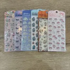 サンリオ　ぷくつとシール　サンリオ　６枚セット