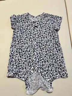 小花柄ロンパース カバーオール60-70cm