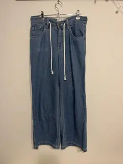 C-Seventeen ワイドレッグデニムライトブルー