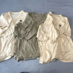 赤ちゃん本舗　短肌着　長肌着3セット6枚　まとめ売り　セット　新生児　50〜60