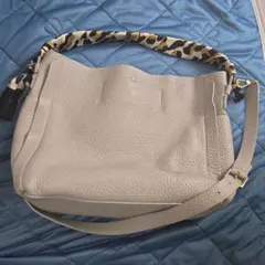 FURLA ナイロン ショルダーストラップ 新品・未使用 グレージュ - メルカリ