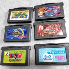 〈動作未確認〉ゲームボーイアドバンス ソフト 6本セット