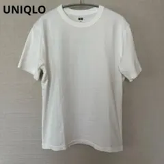 ユニクロ　Tシャツ　Mサイズ　白　ホワイト 匿名配送　タグなしのサムネイル