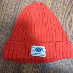 お値下げ中！美品　J.プレス　レッド　キッズ　 ニット帽 Mサイズ