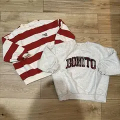 BONITO クリスマスmtm 裏起毛 おまとめ M