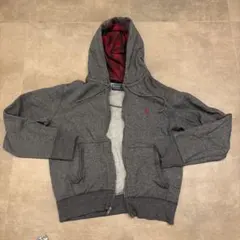 【美品】Polo by Ralph Lauren グレー パーカー　L
