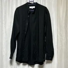 URBAN RESEARCH ROSSO バンドカラーシャツ ブラック Lのサムネイル