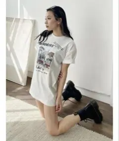 たまごっち様専用♡【新品 EVRIS】グラフィックphotoTシャツのサムネイル