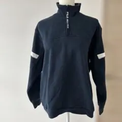 FILA ネイビー ハイネック トレーナー M 男女兼用　ユニセックス