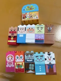 アンパンマン ブロックラボ アンパンマンとパトカーブロックセット