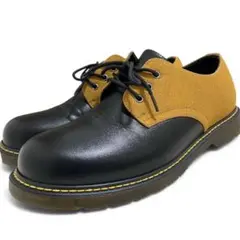 【最終値下げ】極美品CPCMシーピーシーエムブラック&キャメルのダービーシューズ