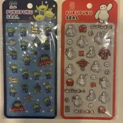 pukupukuシール　ぷくぷくシール 2枚セット