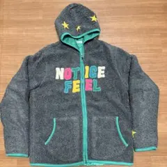 rough natural charm フード付きジャケット　150cm