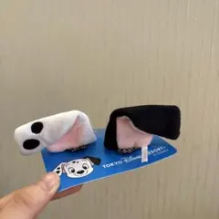ディズニー　101匹わんちゃん　ヘアピン　パッチン　ダルメシアン