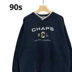 90s チャップスラルフローレン Ｖネックスウェット