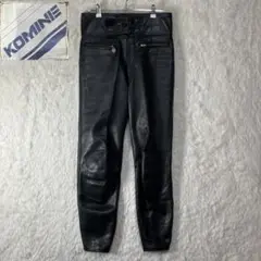 美品 komine コミネ レザー ライディングパンツ 本革 XL LL