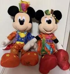 40周年ハーモニーインカラー ミッキーミニーぬいぐるみセット