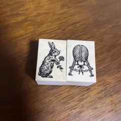 新品未使用 tales on the desk ラバースタンプ 2個セット