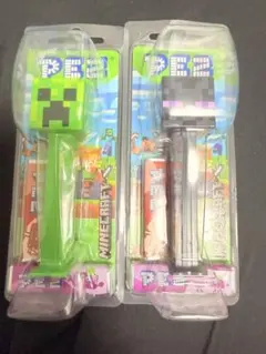 【新品未開封】PEZ マインクラフト クリーパー エンダーマン 2個セット