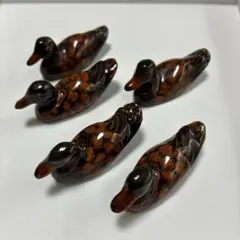 箸置き　木製　鴨