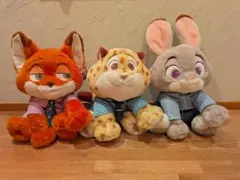 ズートピア2 ジュディ ニック クロウハウザーぬいぐるみ　コストコ　ディズニー