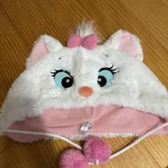猫耳キャップ ピンクポンポン付き　マリーちゃん