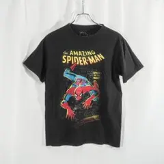 MARVEL スパイダーマン 100周年記念号 アメコミ Tシャツ ブラック M