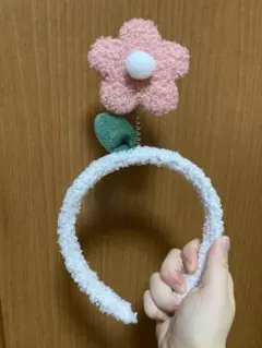 花モチーフ ヘアカチューシャ