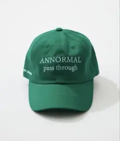 CIAOPANIC TYPY LOGO刺繍キャップ　グリーン