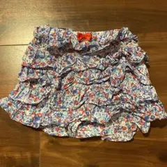 プティマイン　フリルパンツ　花柄　80