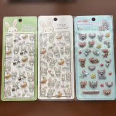 吉田産業　ぷくぷくキャンディシール　うさもち　世人商事　トムジェリ