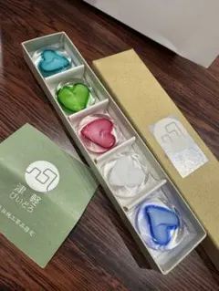 津軽びいどろ　箸置き　5個セット