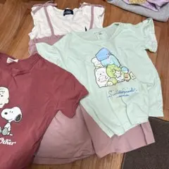 すみっコぐらし Tシャツとスヌーピー Tシャツ セット 100cm