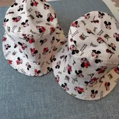 Disney ミッキー＆ミニー ハット 2個セット