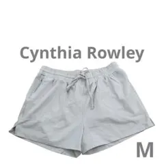 海外古着【Cynthia Rowley 】　M ライトグレー ショートパンツ