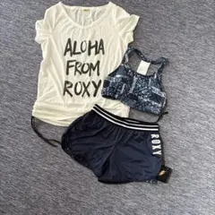 Roxy Alohaプリント水着セット♪