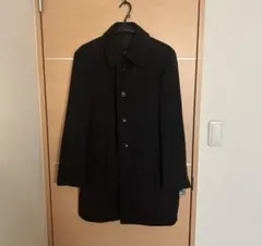 カシミア混ウール　ステンカラーコート　サイズM