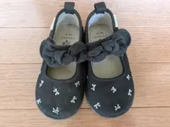 conoco 黒いリボン付きシューズ　16cm