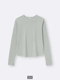 ソフトリブクルーネックTシャツ