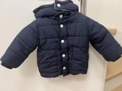 petit mainネイビー フード付きアウター