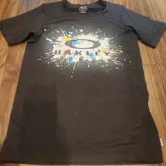 OAKLEY ブラック Tシャツ スプラッシュプリント130センチ