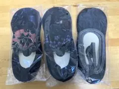 レース装飾 フットカバー ソックス 3足セット