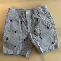 お値下美品　ラルフローレン ストライプ ハーフパンツ 4T 100センチ　キッズ