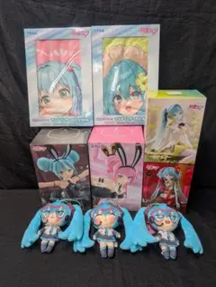 初音ミク プライズ 全９点SET 【新品/未使用品】 BiCuteBunny 他